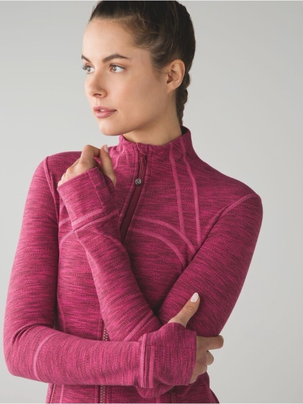 lululemon define jacket Raspberry size 6 and like new.